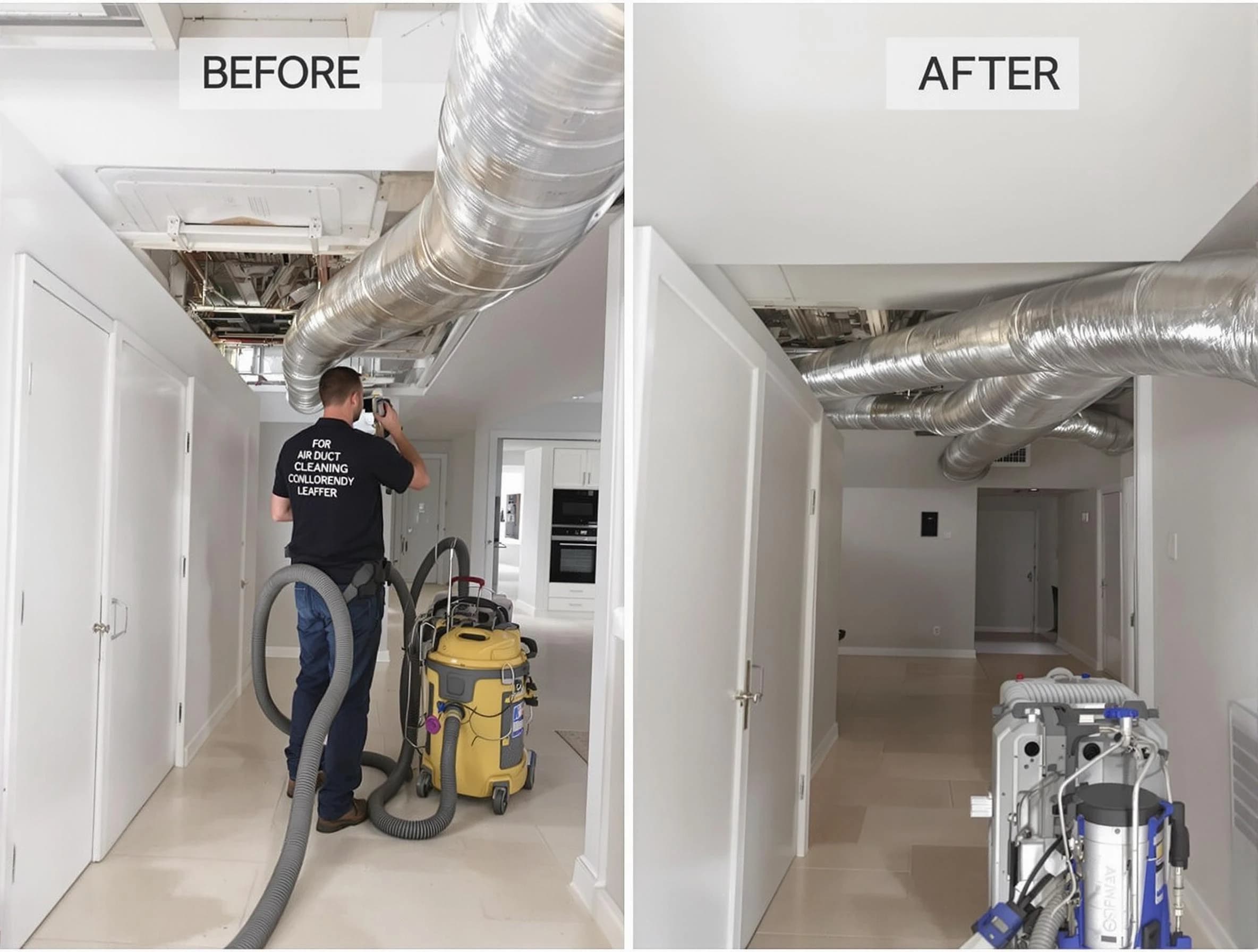 Montrose Air Duct Cleaning professional performing thorough air duct cleaning in Montrose