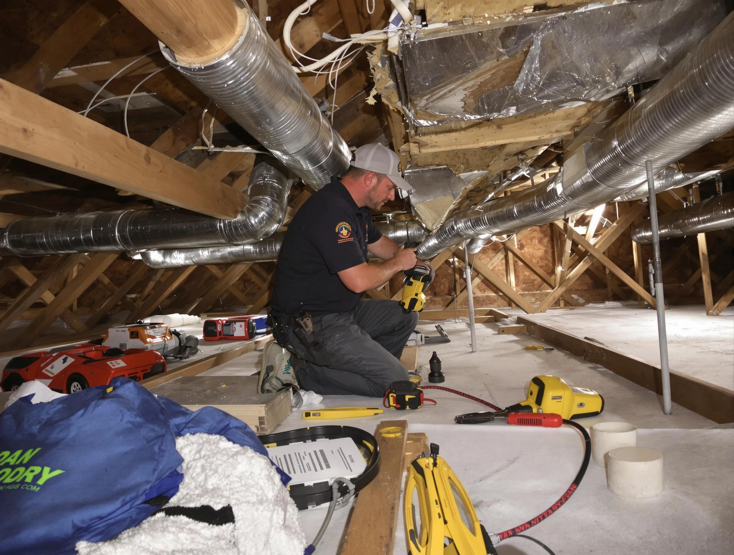 Professional air duct repair by Montrose Air Duct Cleaning in Montrose