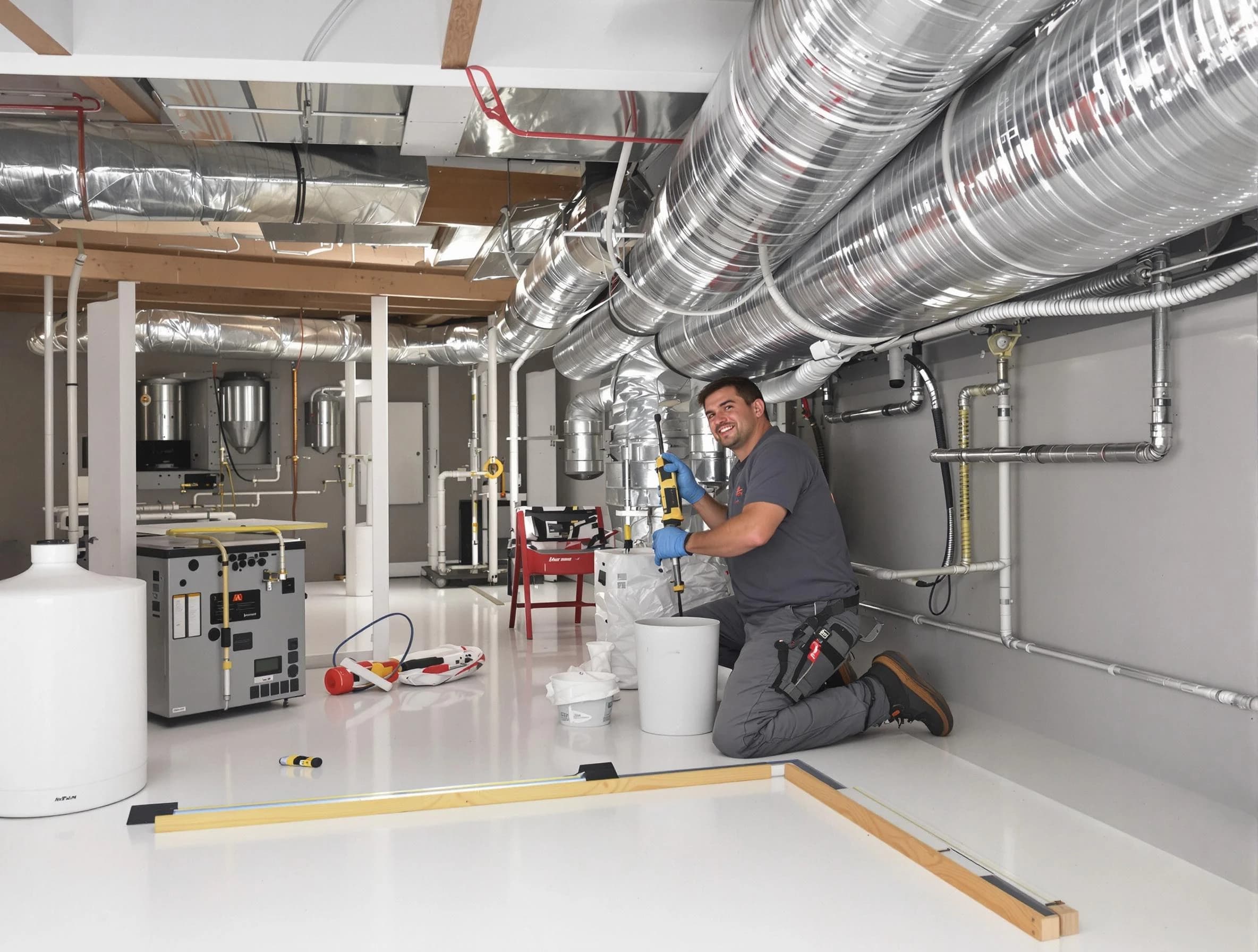 Professional duct sealing service by Montrose Air Duct Cleaning in Montrose