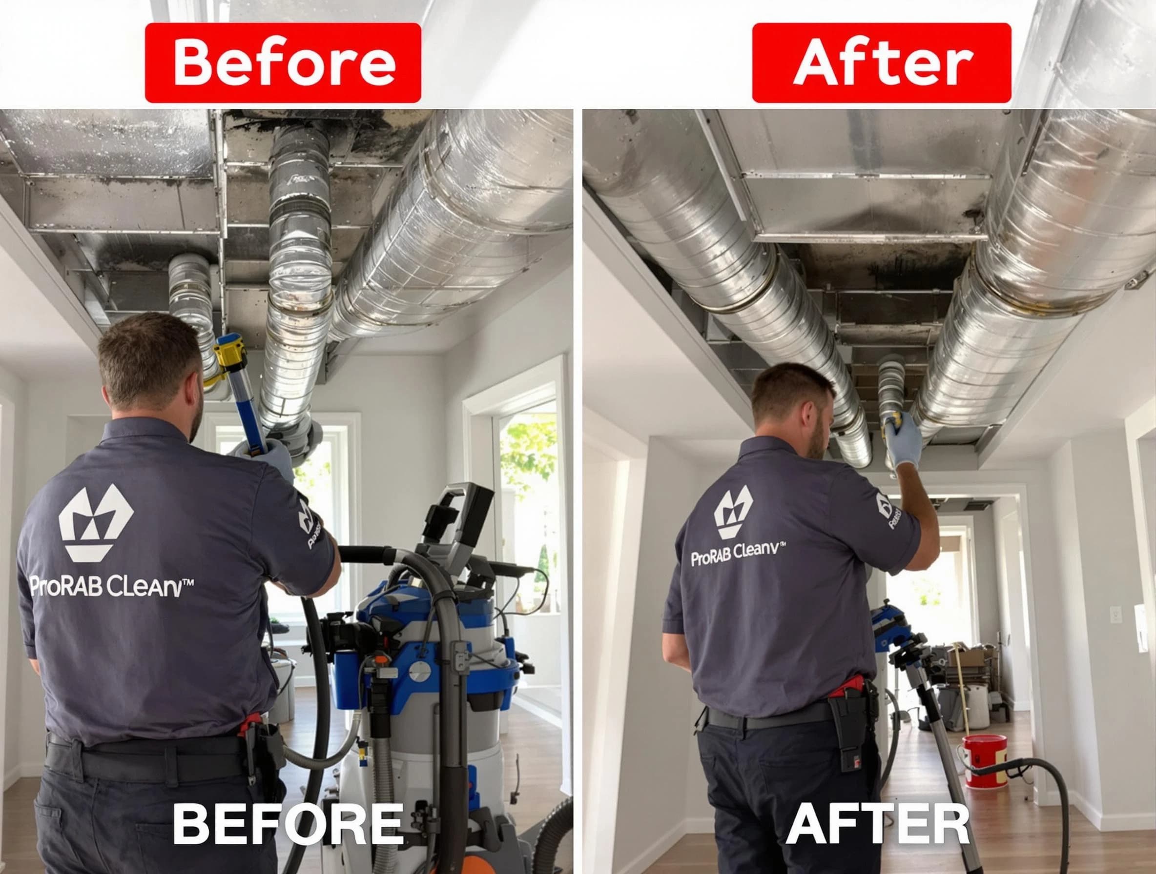 Montrose Air Duct Cleaning expert performing thorough residential duct cleaning in a Montrose home