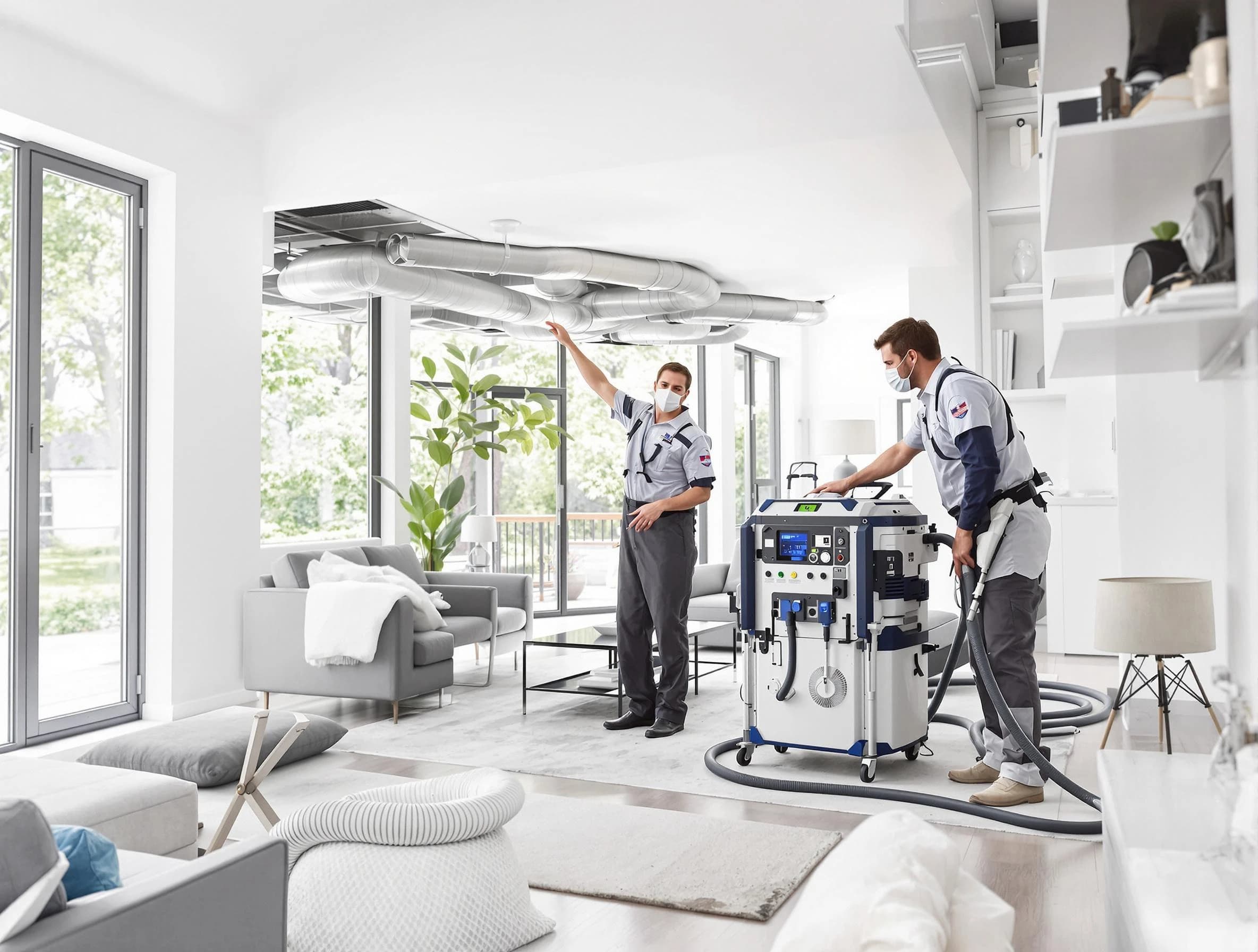 Montrose Air Duct Cleaning professional conducting pure air duct cleaning with state-of-the-art equipment in Montrose