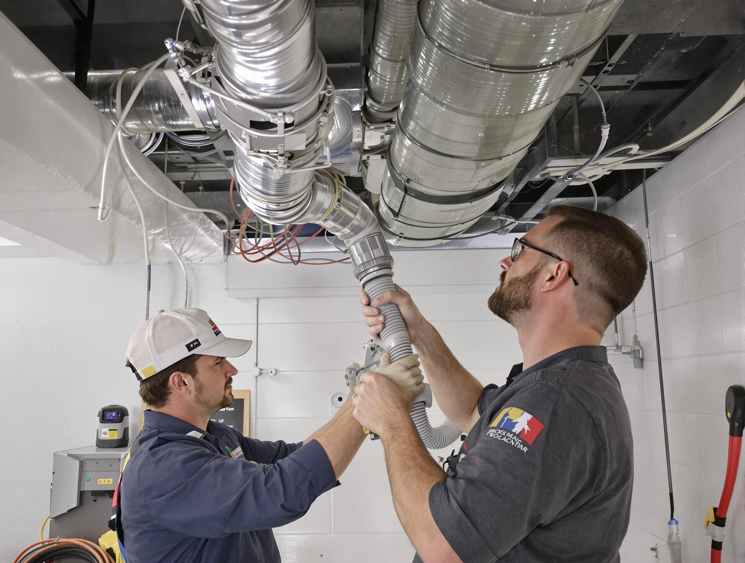 Montrose Air Duct Cleaning technician performing thorough AC duct cleaning in Montrose