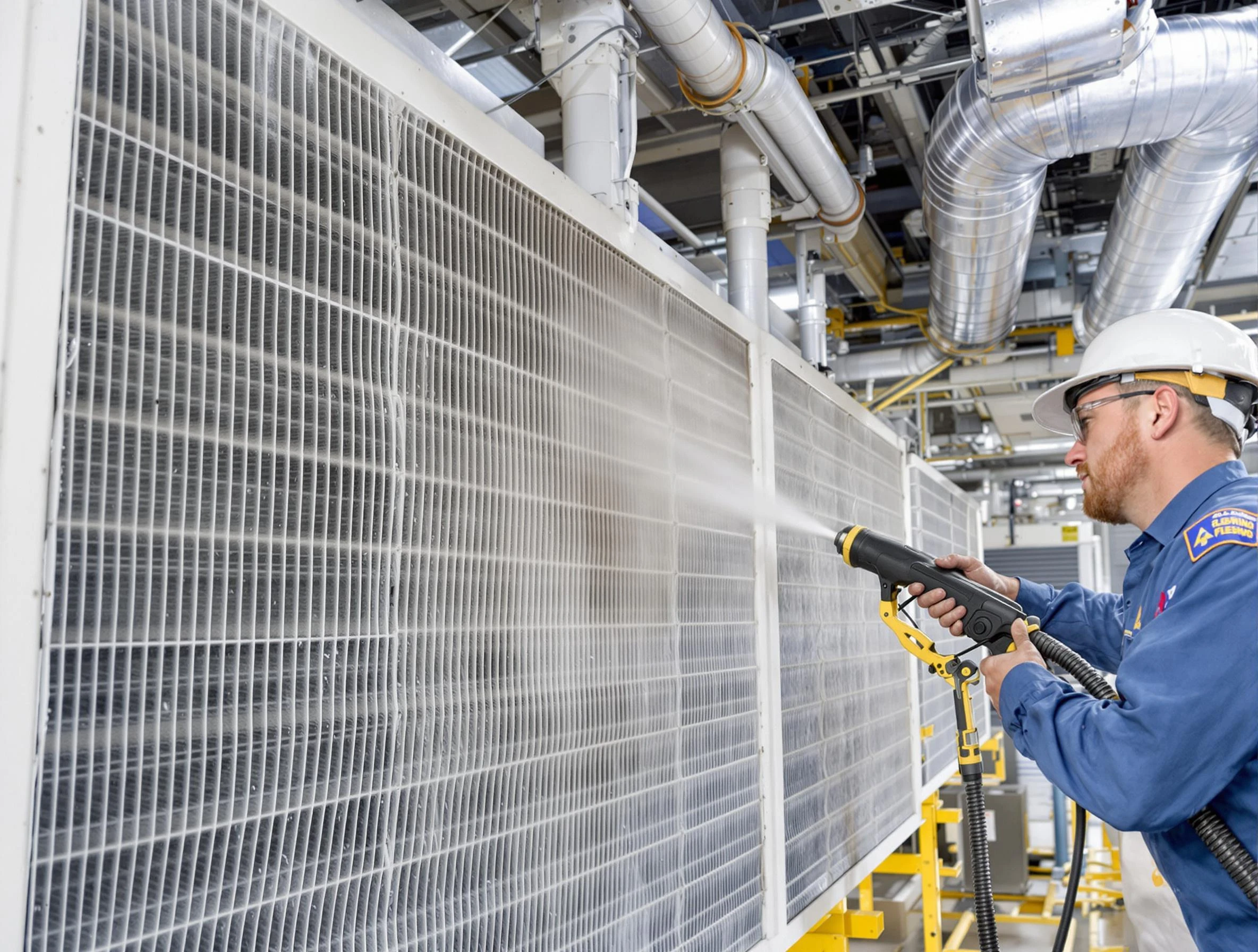 Professional commercial coil cleaning by Montrose Air Duct Cleaning in Montrose